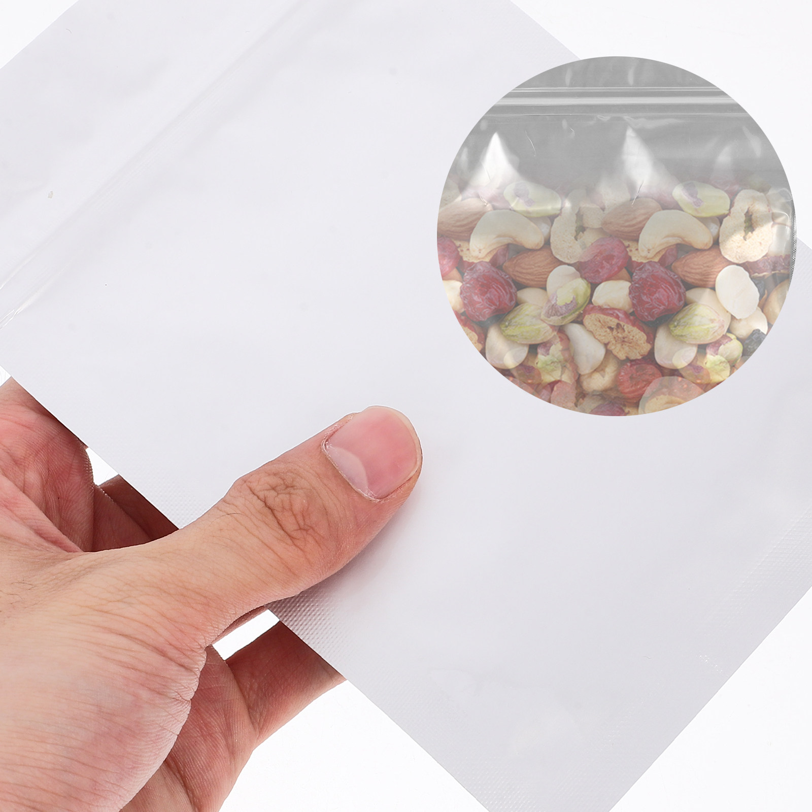 Food Storage Small - 50Pcs Airtight Resealable Bags Food Storage