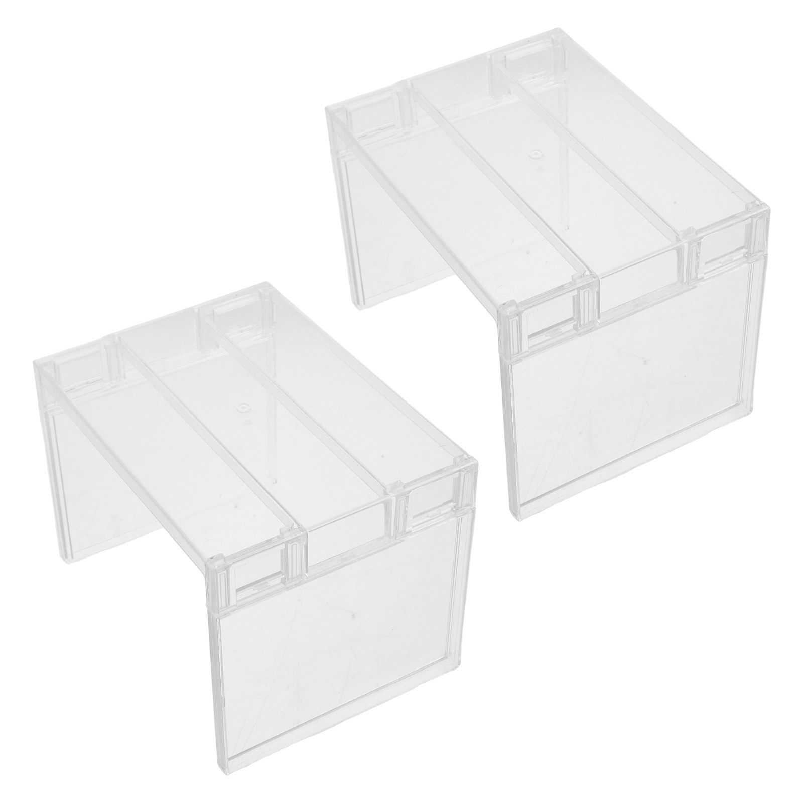 Food Storage Freezer - 2Pcs Refrigerator Organizer Shelf Clear Storage