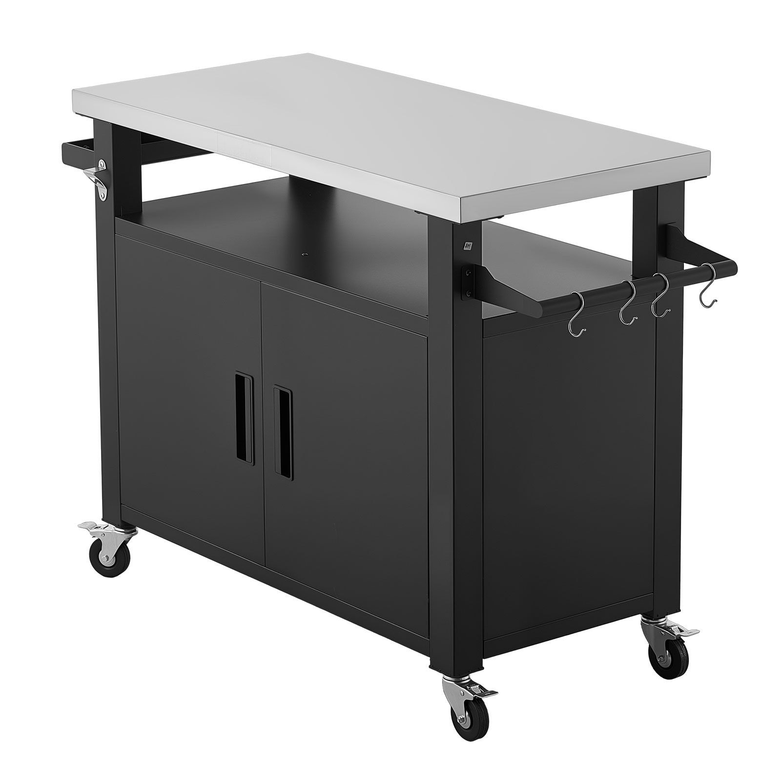 Food Storage In Cabinets - Outdoor Grill Cart with Storage Cabinet,