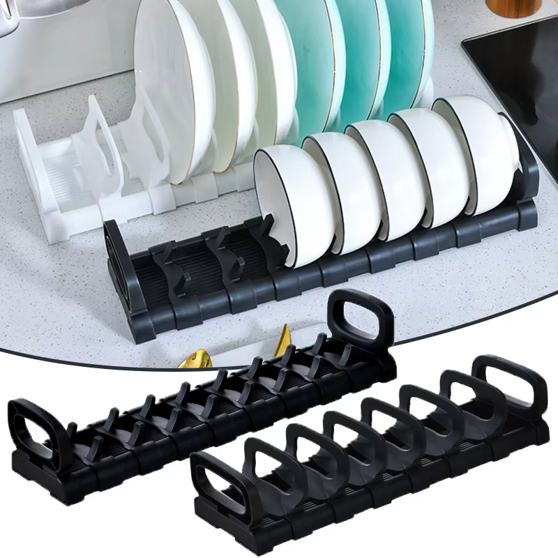 Food Storage Drawers - Kitchen Dish Organizer Bowl Cabinet Drawer