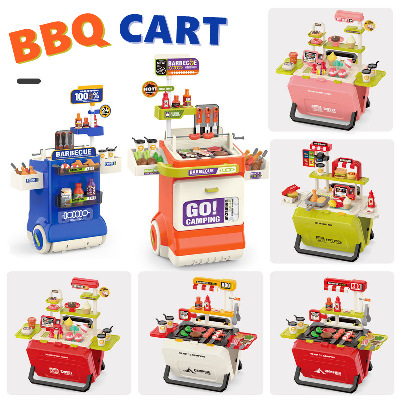 Xmas Food Storage Containers - Children's Simulate Kitchen Toy Tableware Barbecue