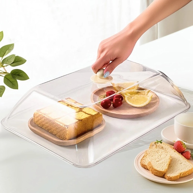 Food Storage Plastic - WORTHBUY Reusable Plastic Food Cover Clear