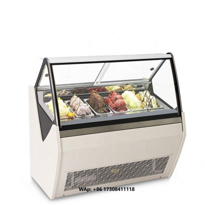 Food Storage Freezer - Immersive Glass Door Chest Display Freezer