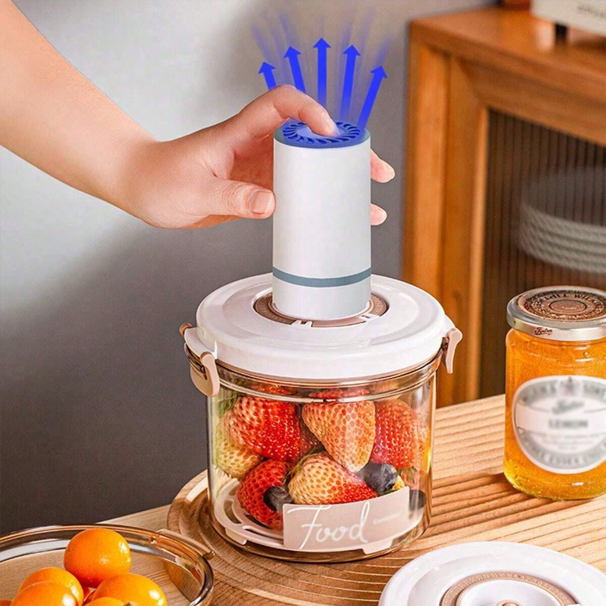 Food Storage Vacuum - 1 Kitchen Food Grade Vacuum Sealed