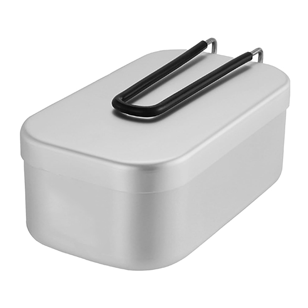 Food Storage For Camping - 800ML Aluminum Lunch Boxes Outdoor Camping