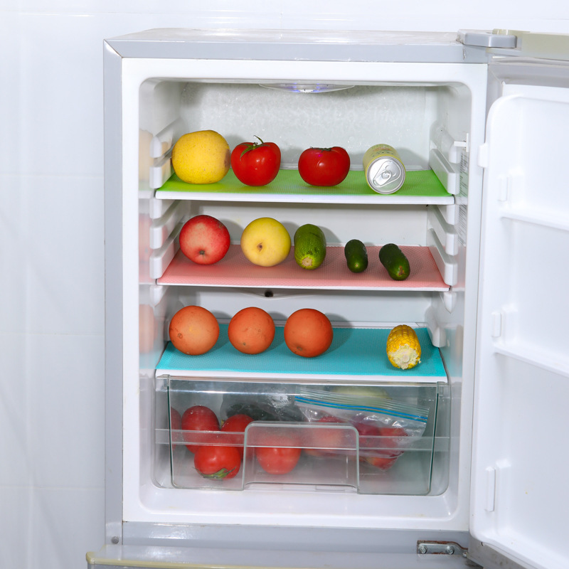 Food Storage Drawers - Refrigerator Cover Pads Washable Kitchen Liners