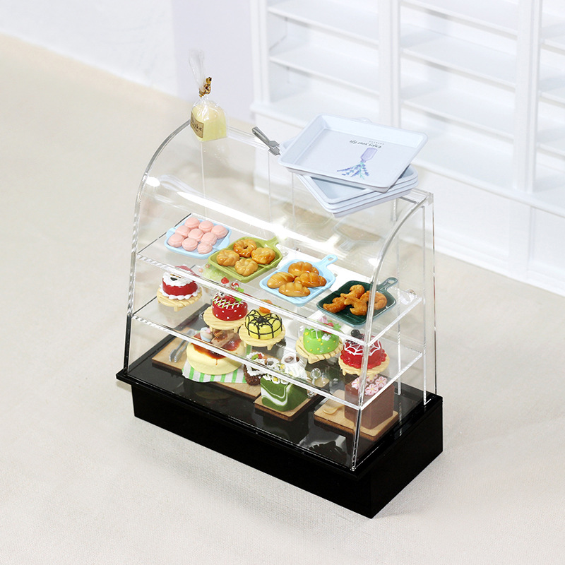 Food Storage In Cabinets - 1/12 1/6 Scale Dollhouse Miniature Food