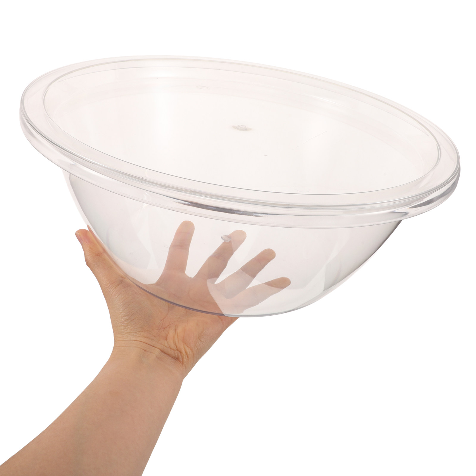 Food Storage Freezer - 2Sets Plastic Baking Mixing Bowls Clear