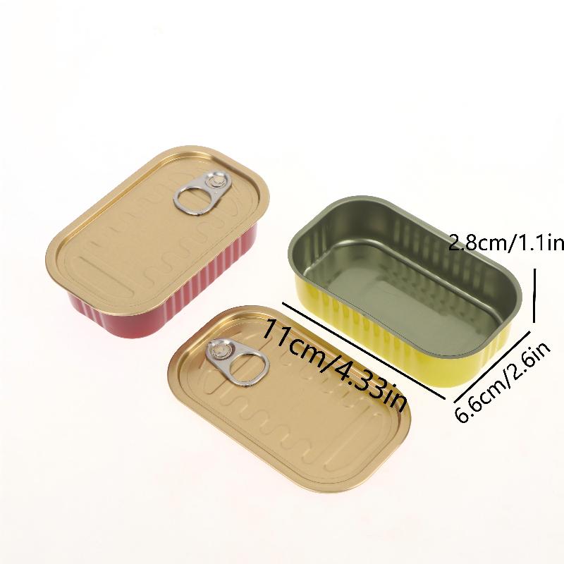 2Pcs Metal Rectangular Empty M - Food Storage Small review and price