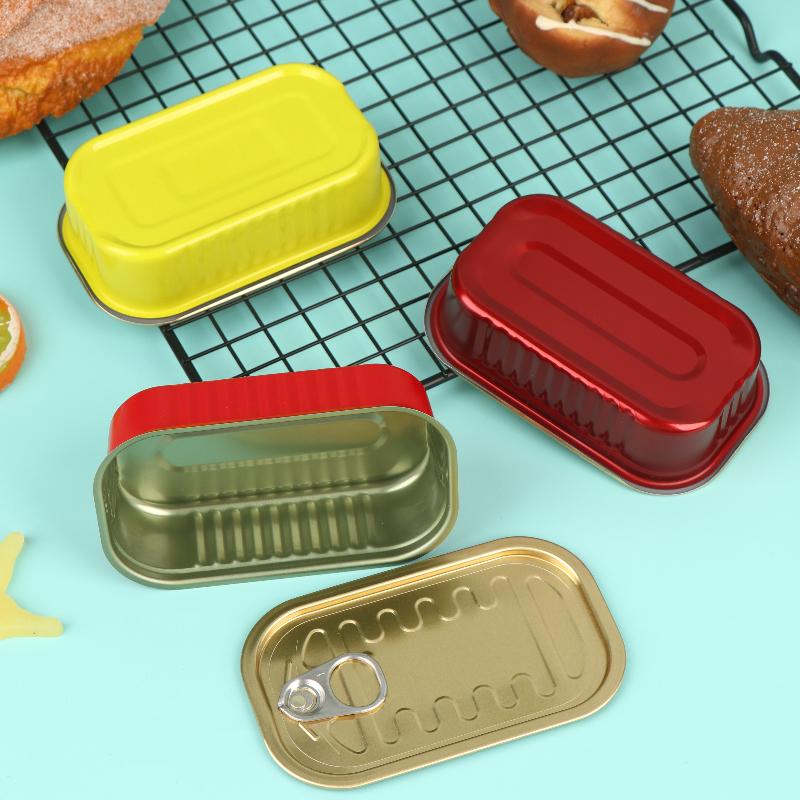 2Pcs Metal Rectangular Empty M - Food Storage Small review and price