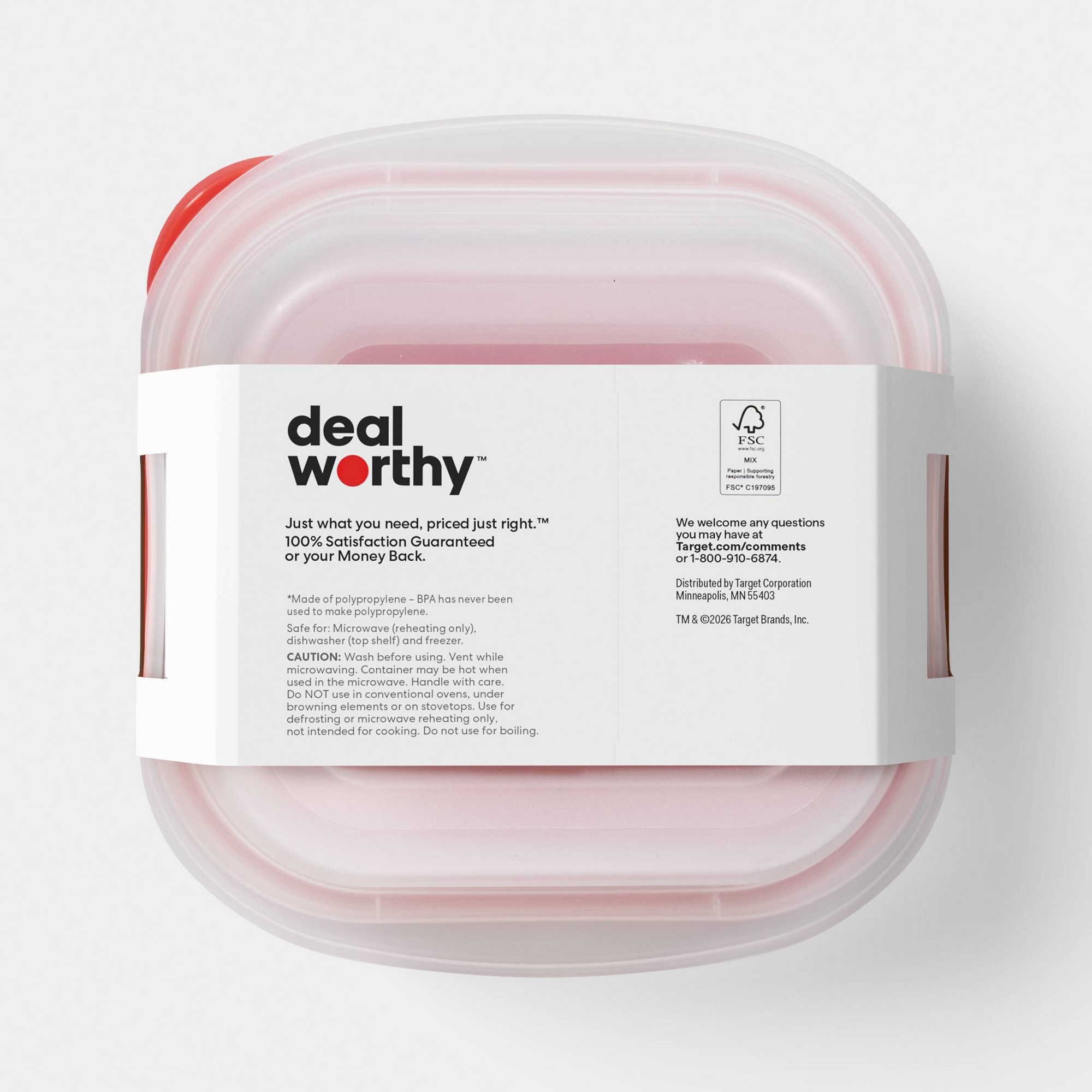 4ct Small Square Food Storage  - Food Storage Small review and price