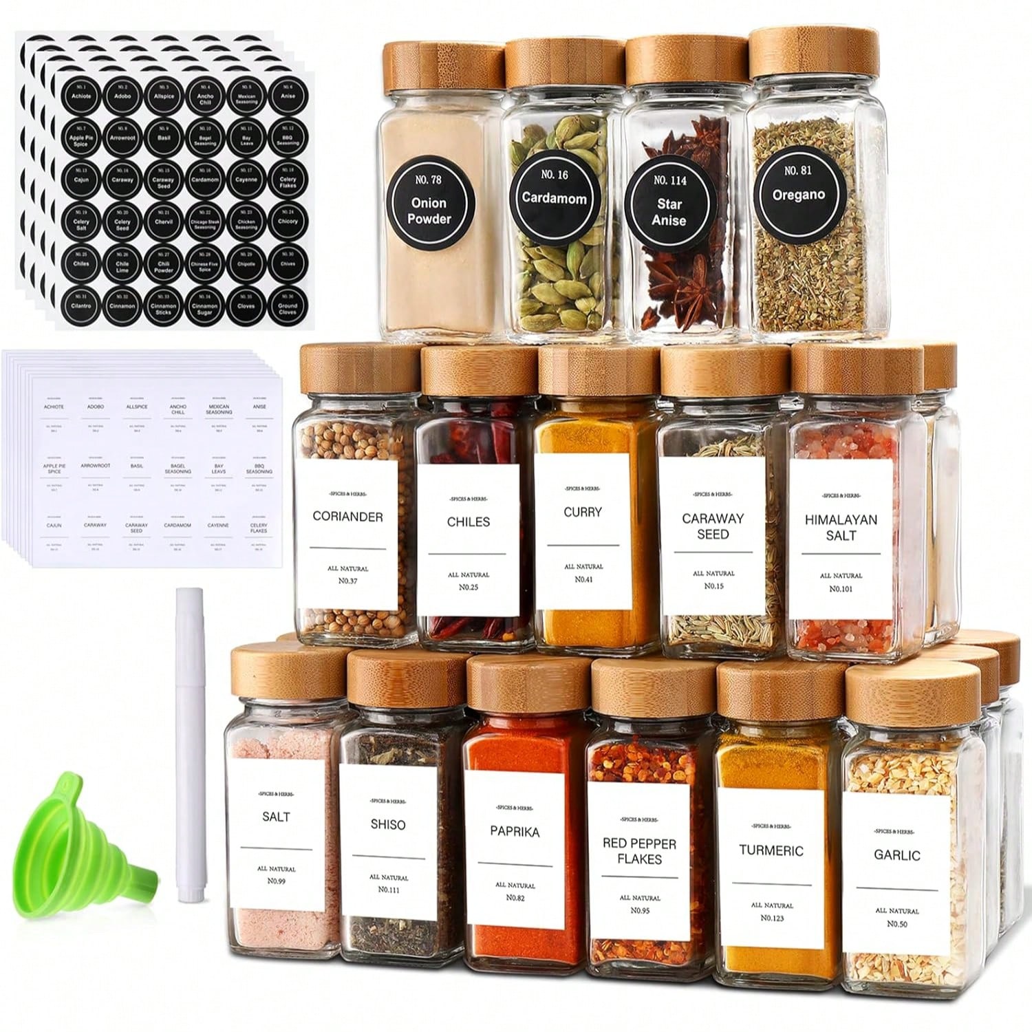 12 Compact Bamboo Seasoning St - Food Storage Drawers review and price