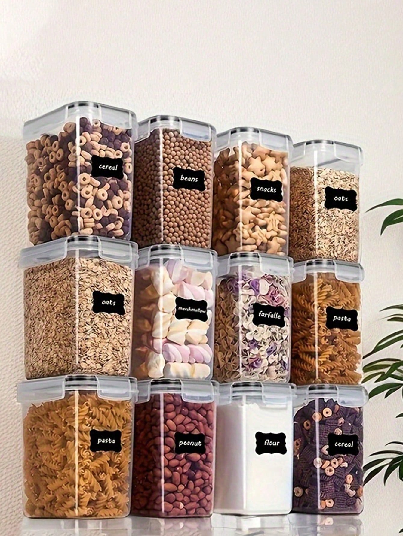 48pcs Airtight Food Storage Co - Food Storage In Pantry review and price