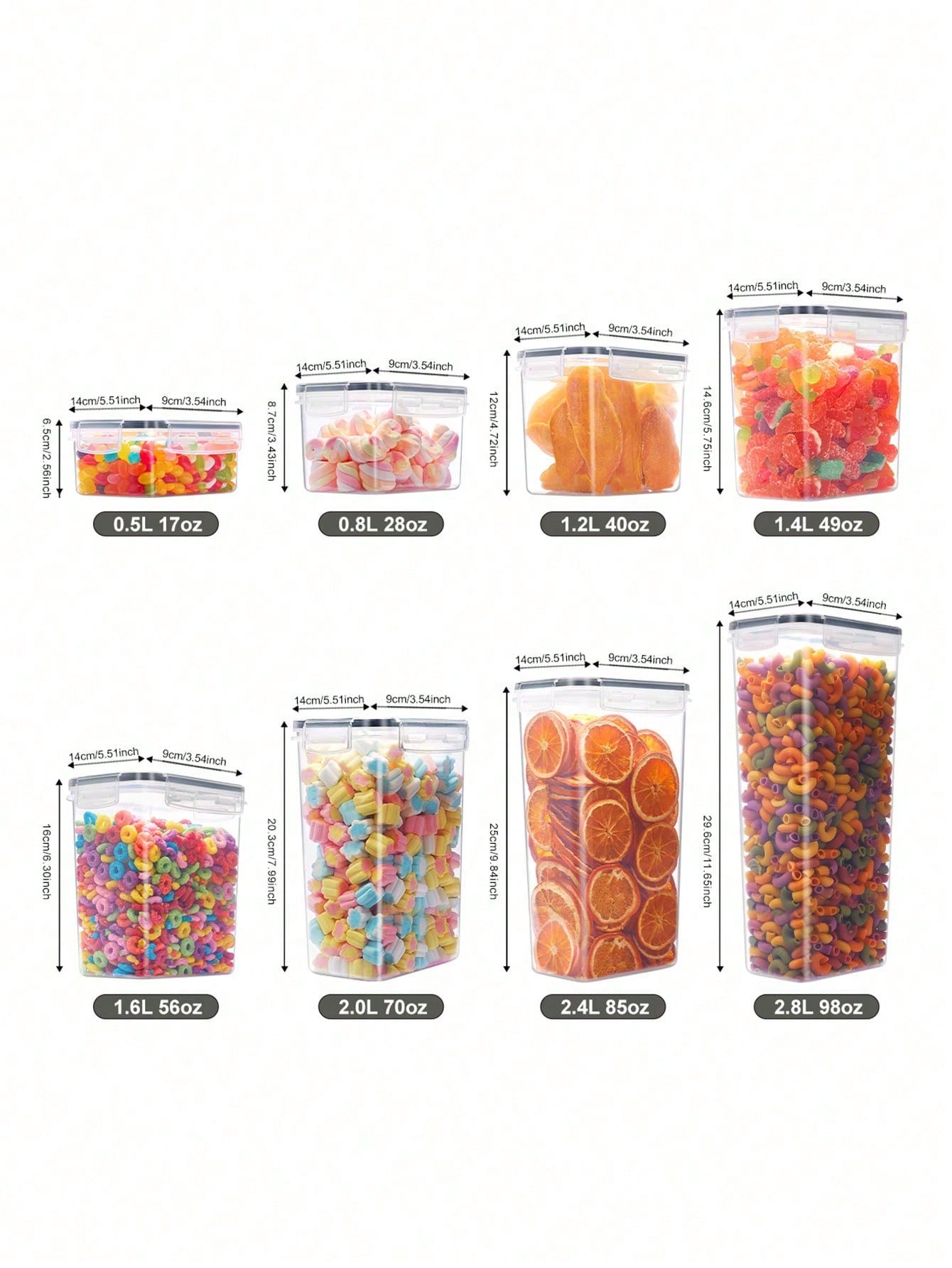 48pcs Airtight Food Storage Co - Food Storage In Pantry review and price