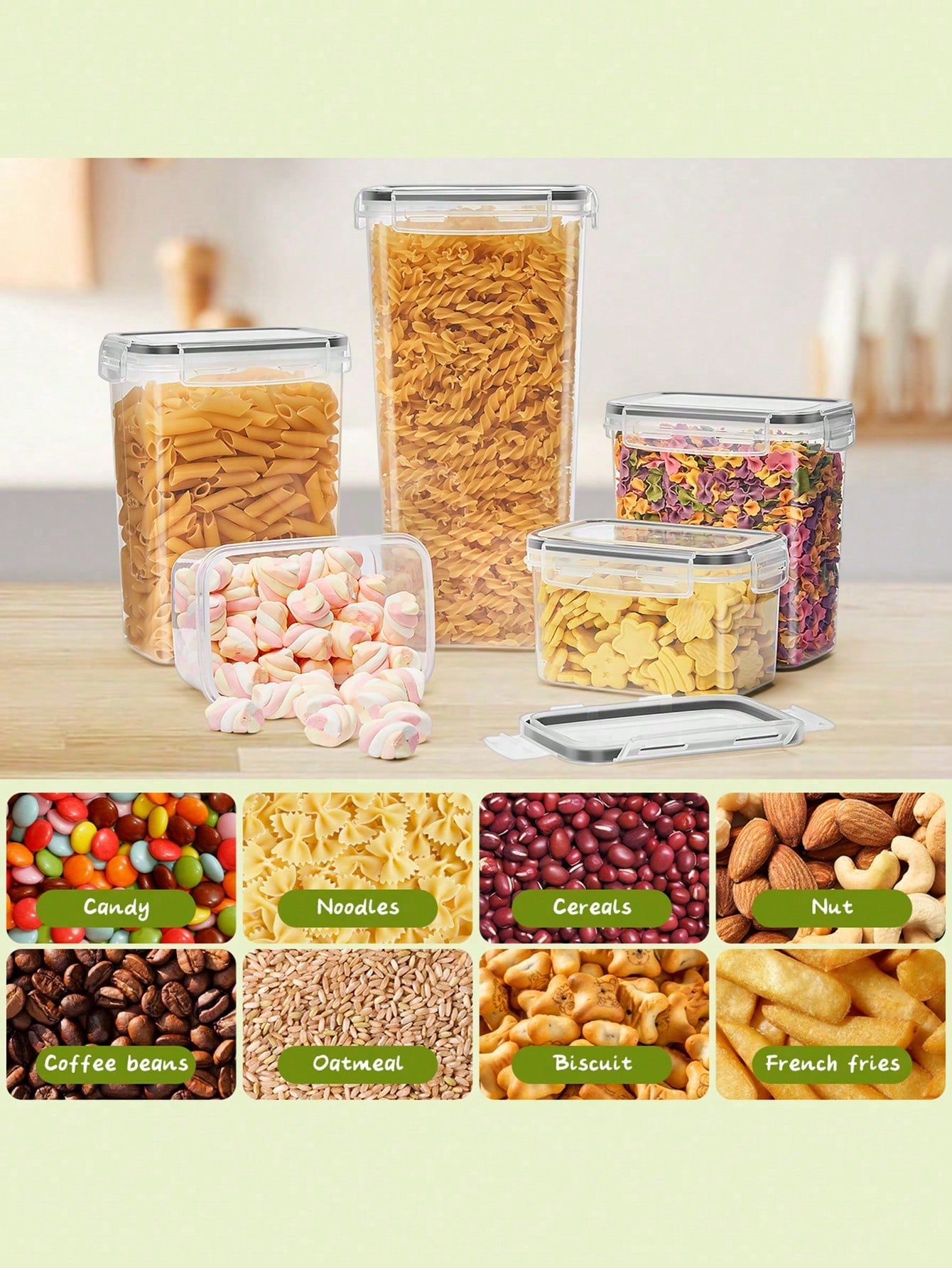 48pcs Airtight Food Storage Co - Food Storage In Pantry review and price