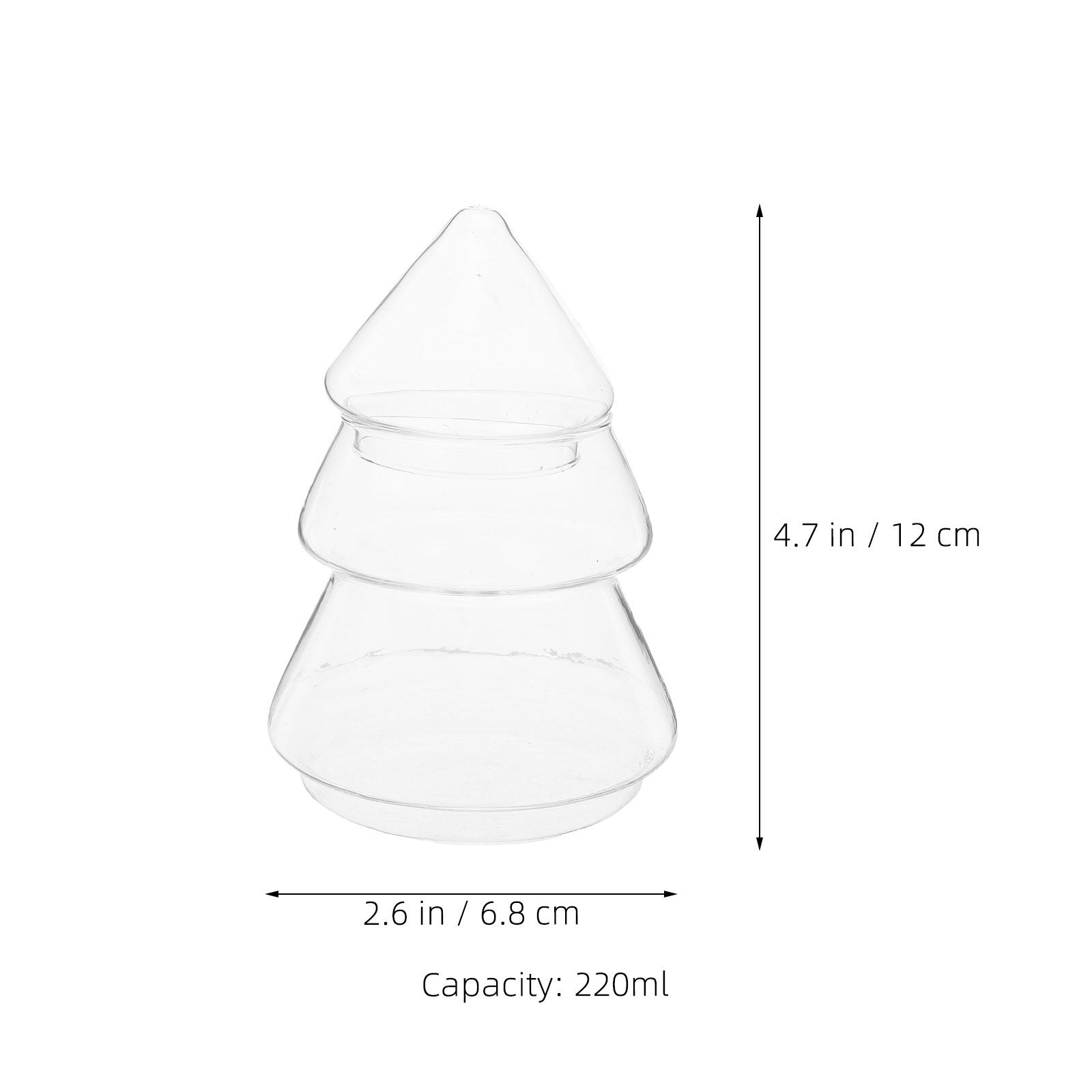 220Ml Transparent Glass Christ - Xmas Food Storage Containers review and price