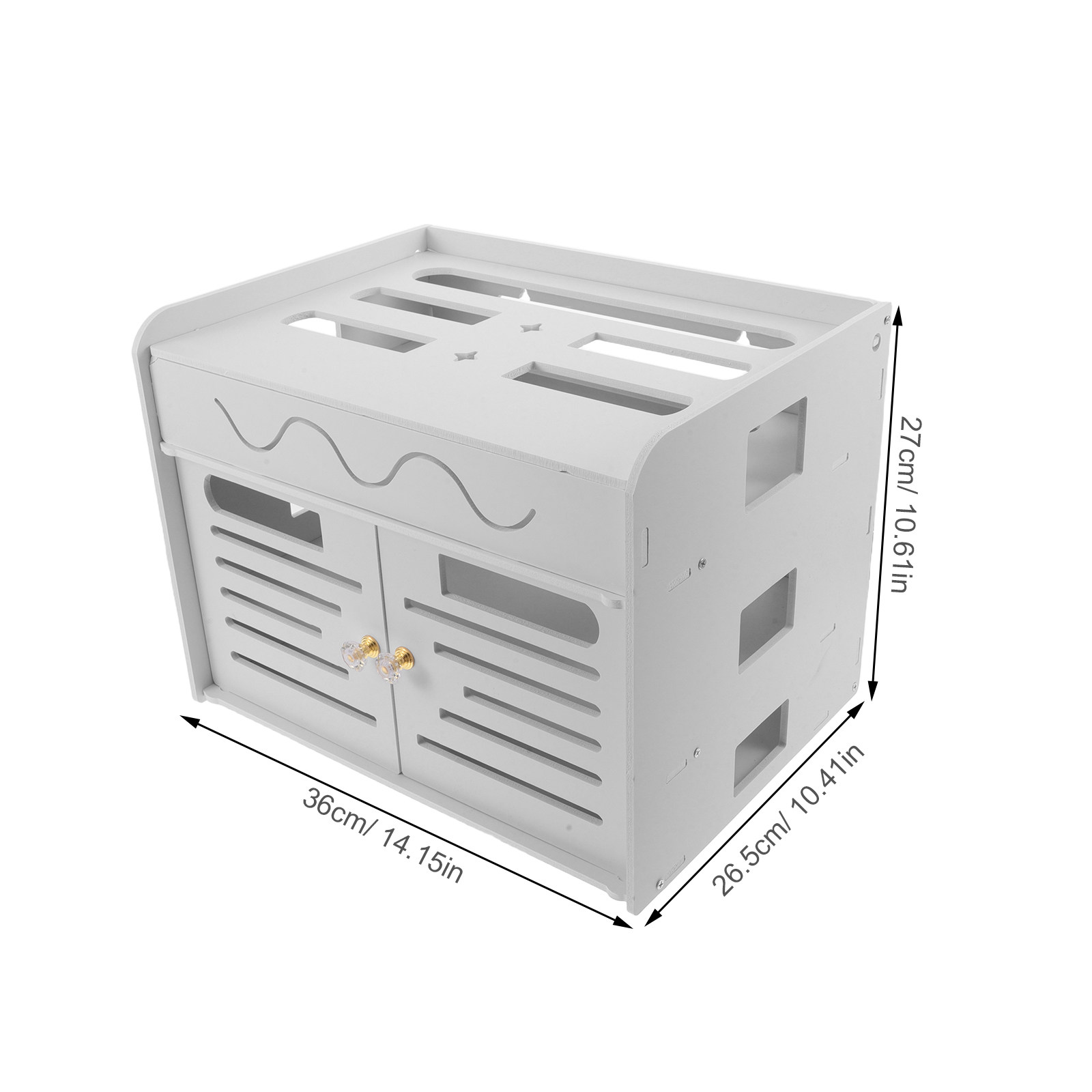 3 Layers Router Organizer Box  - Food Storage Box review and price