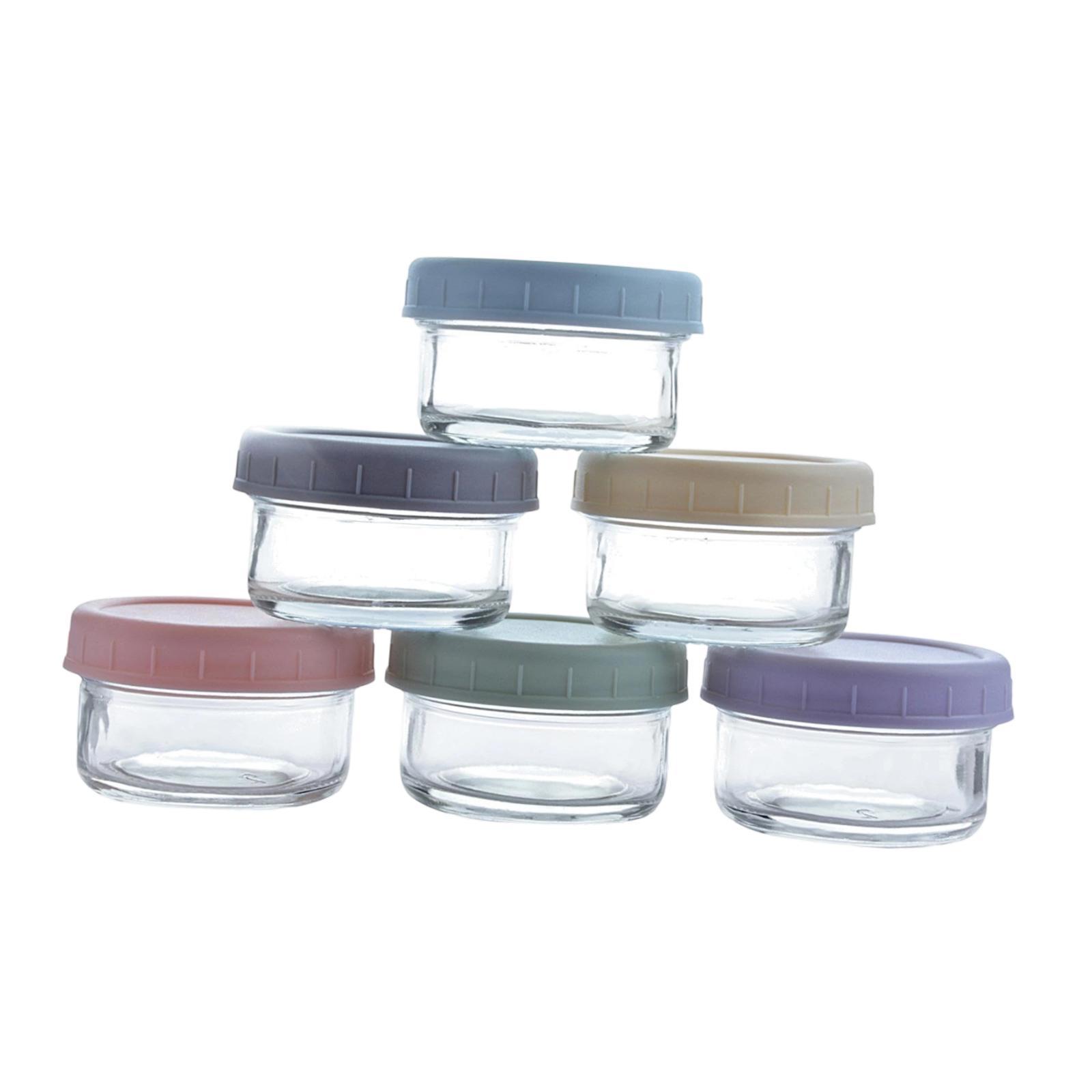 Mini Glass Jars with Leakproof - Food Storage Set Glass review and price