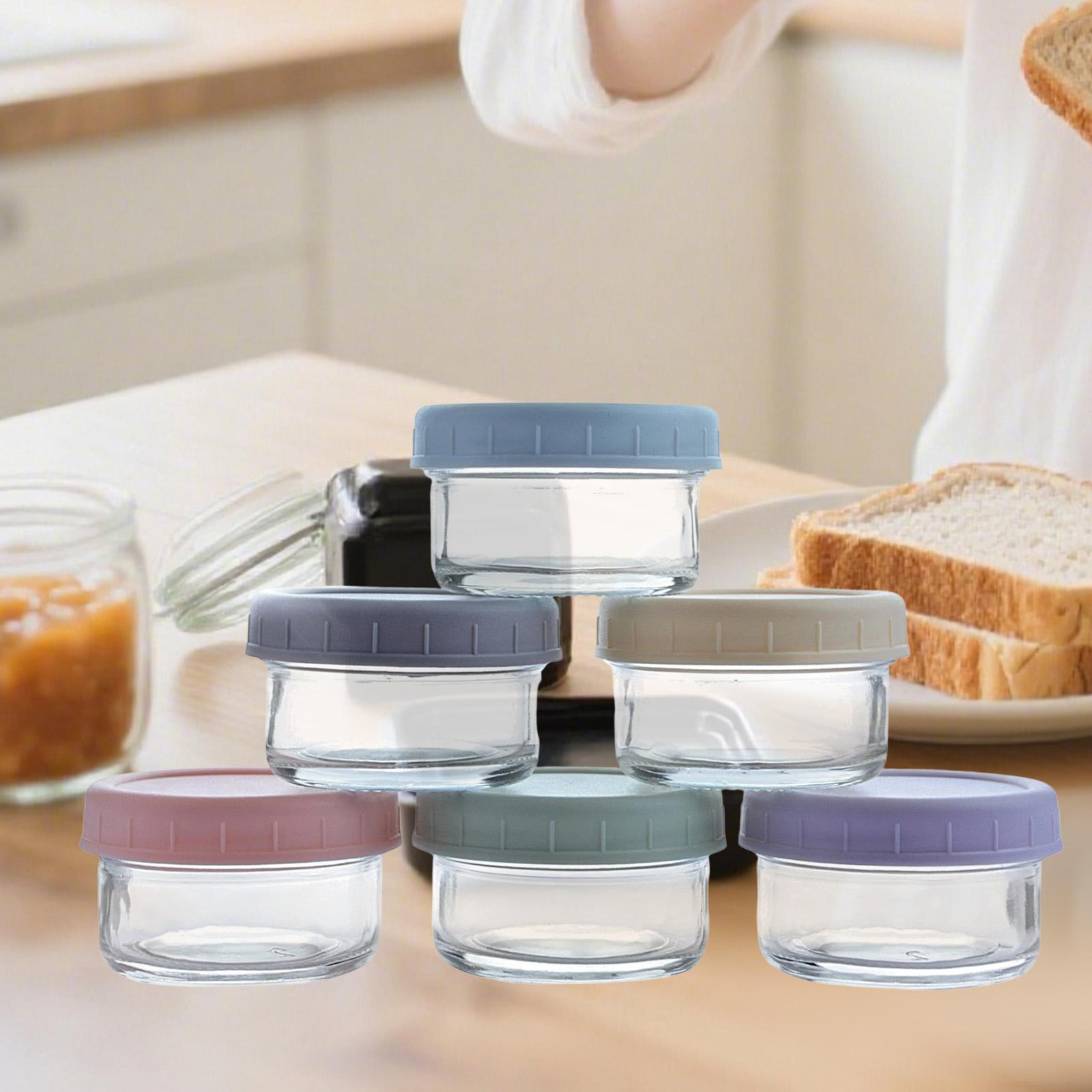 Mini Glass Jars with Leakproof - Food Storage Set Glass review and price