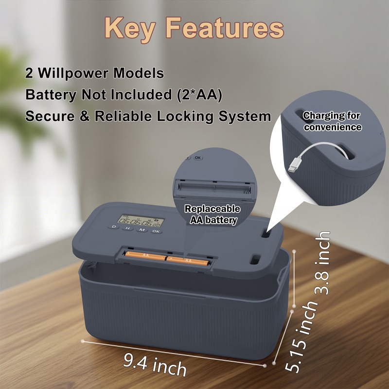 Lock Box with Timer Phone Lock - Food Storage Locker review and price