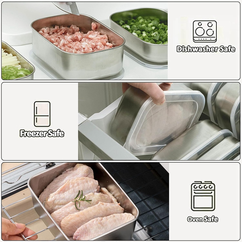 Stainless Steel Containers for - Food Storage Box review and price