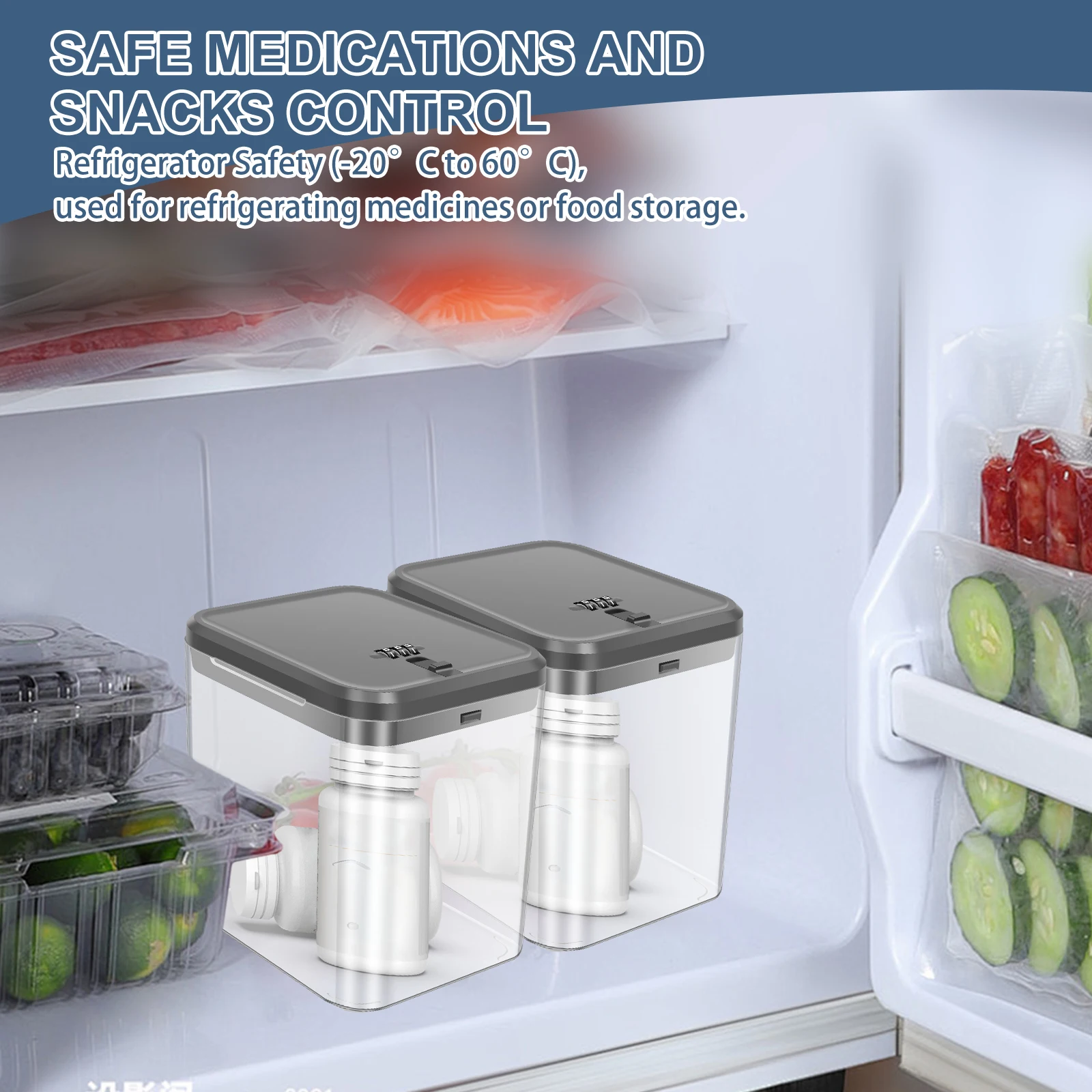 Transparent Lock Box with Pass - Food Storage Locker review and price