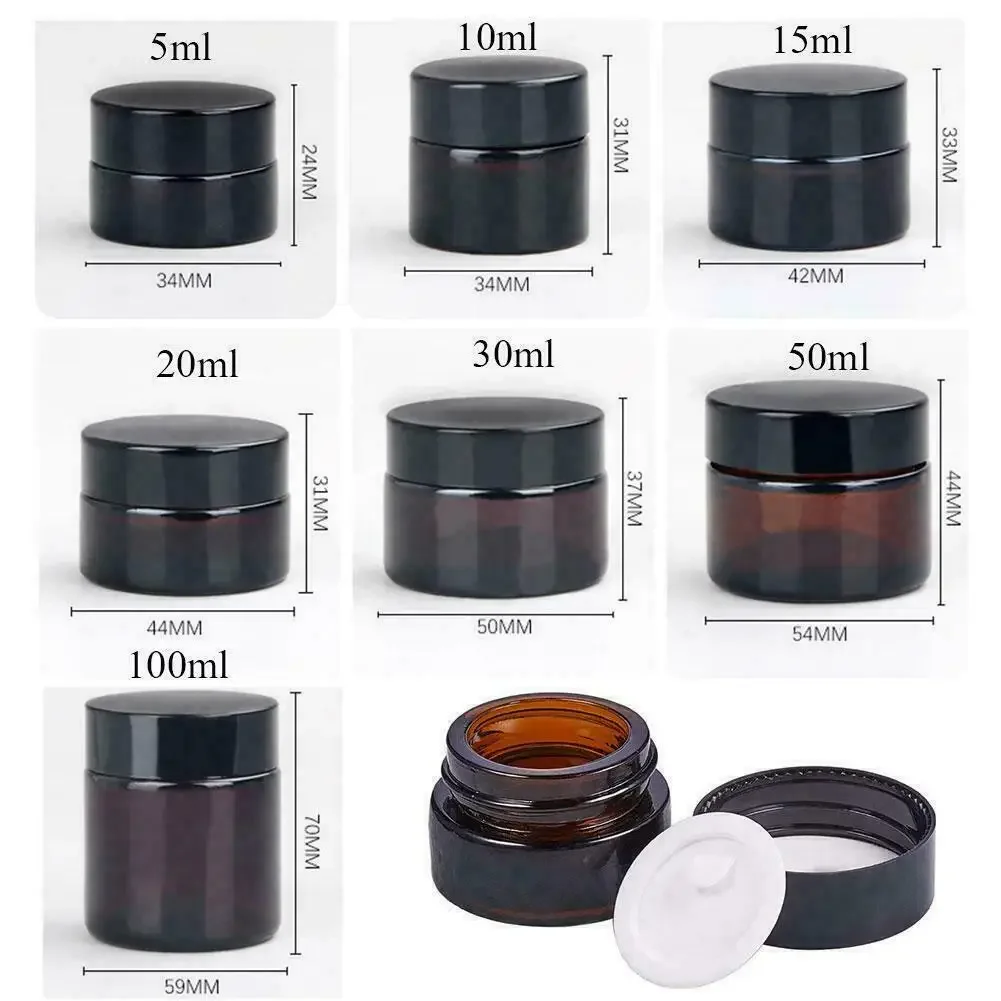 2pcs 5ml/10ml/15ml/20ml/30ml/5 - Food Storage Set Glass review and price