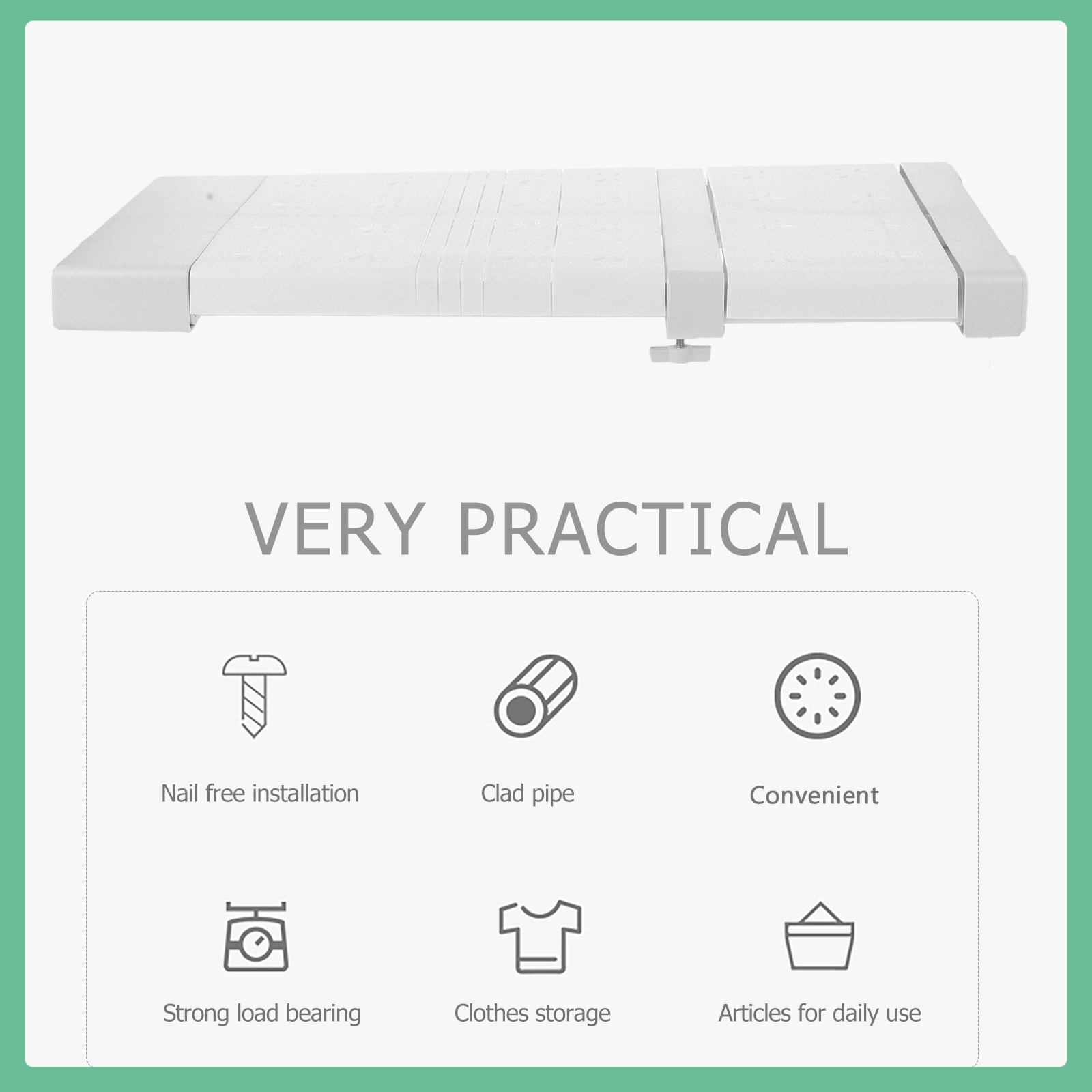 Closet Tension Shelf Rod Expan - Food Storage Locker review and price