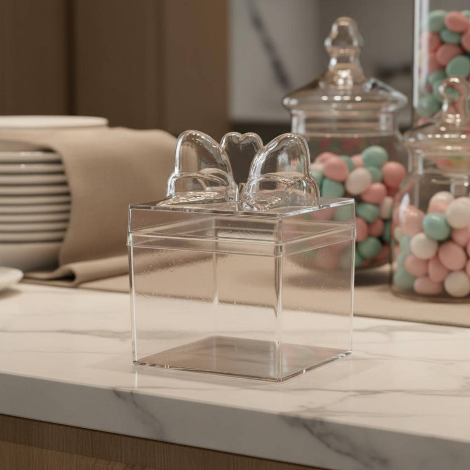 Clear Plastic Candy Box with R - Food Storage Box review and price