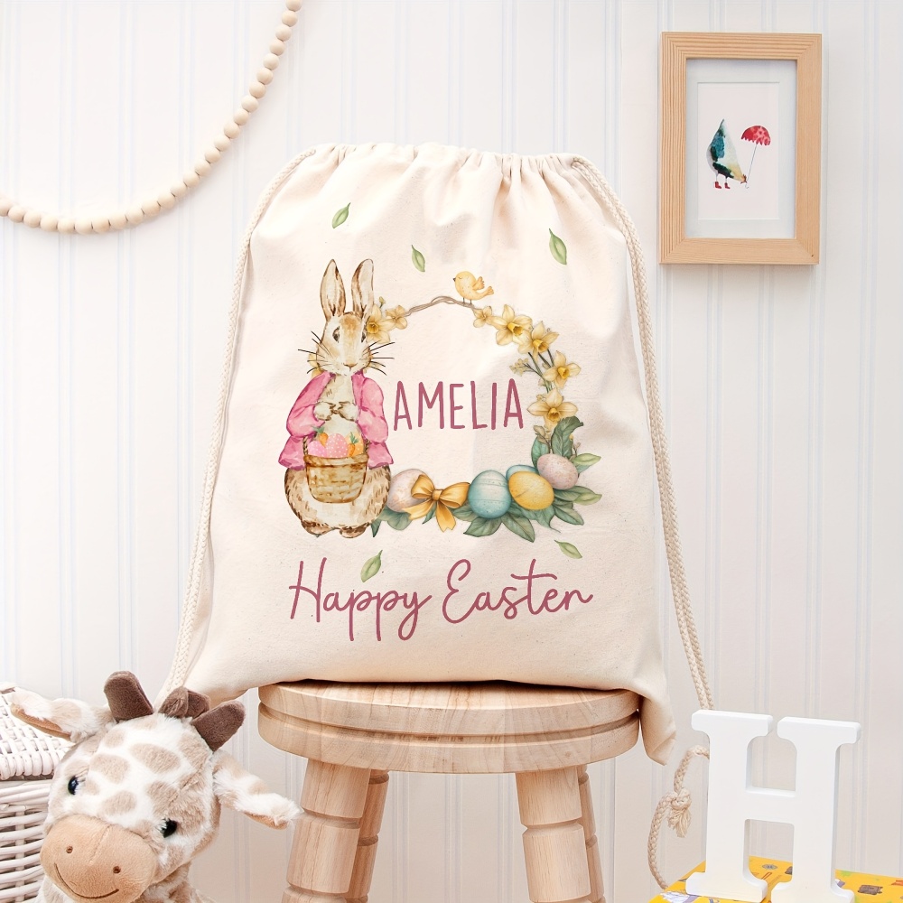 Custom Name Happy Easter Bunny - Zebra Food Storage review and price