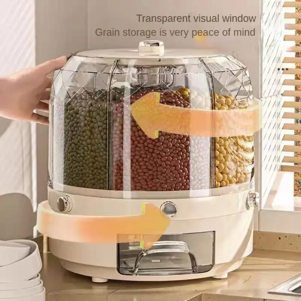 Food Grade Rotating Grain Disp - Food Storage Drawers review and price