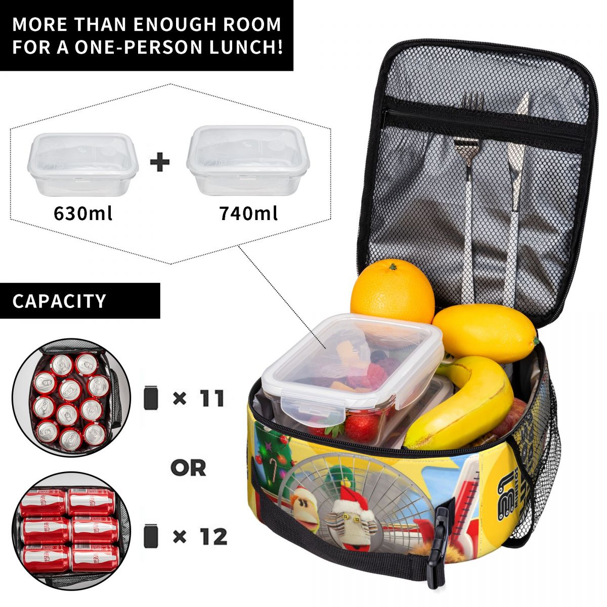 31 Minutos Chilean Cartoon Ins - Xmas Food Storage Containers review and price