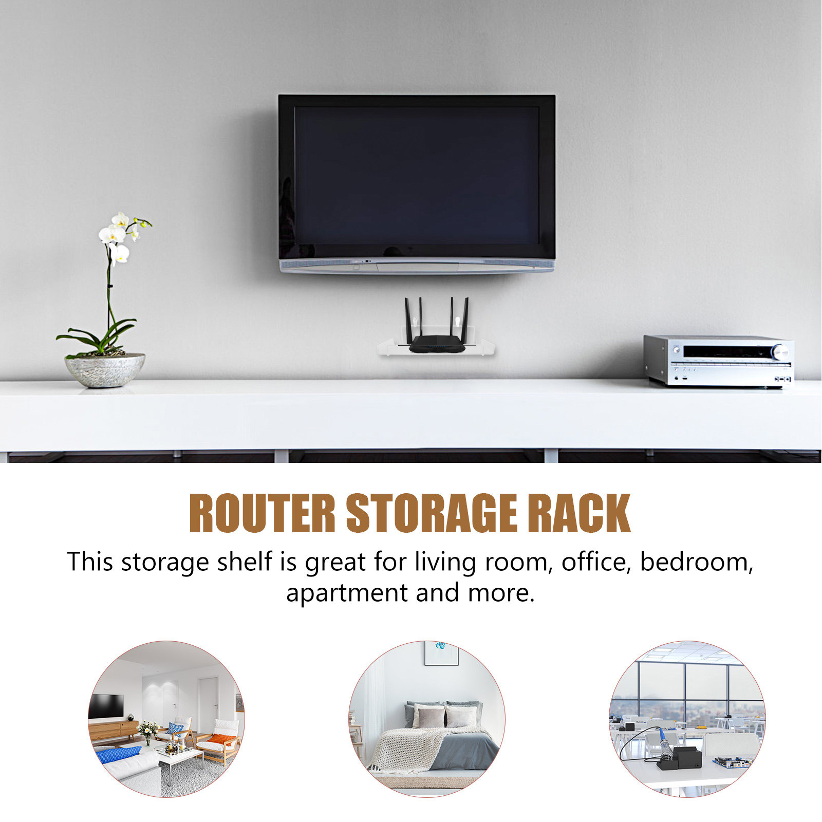 Iron Wall Mount Router Holder  - Food Storage Box review and price