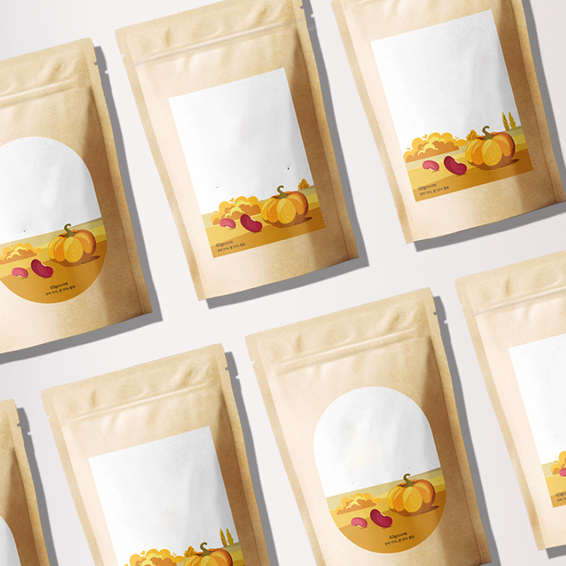 50PCS Kraft Paper Ziplock Pack - Zebra Food Storage review and price