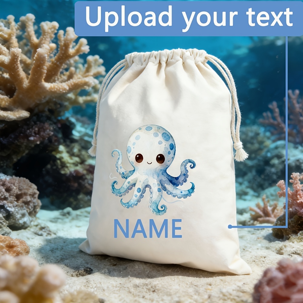 Cute Octopus Custom Name Draws - Zebra Food Storage review and price