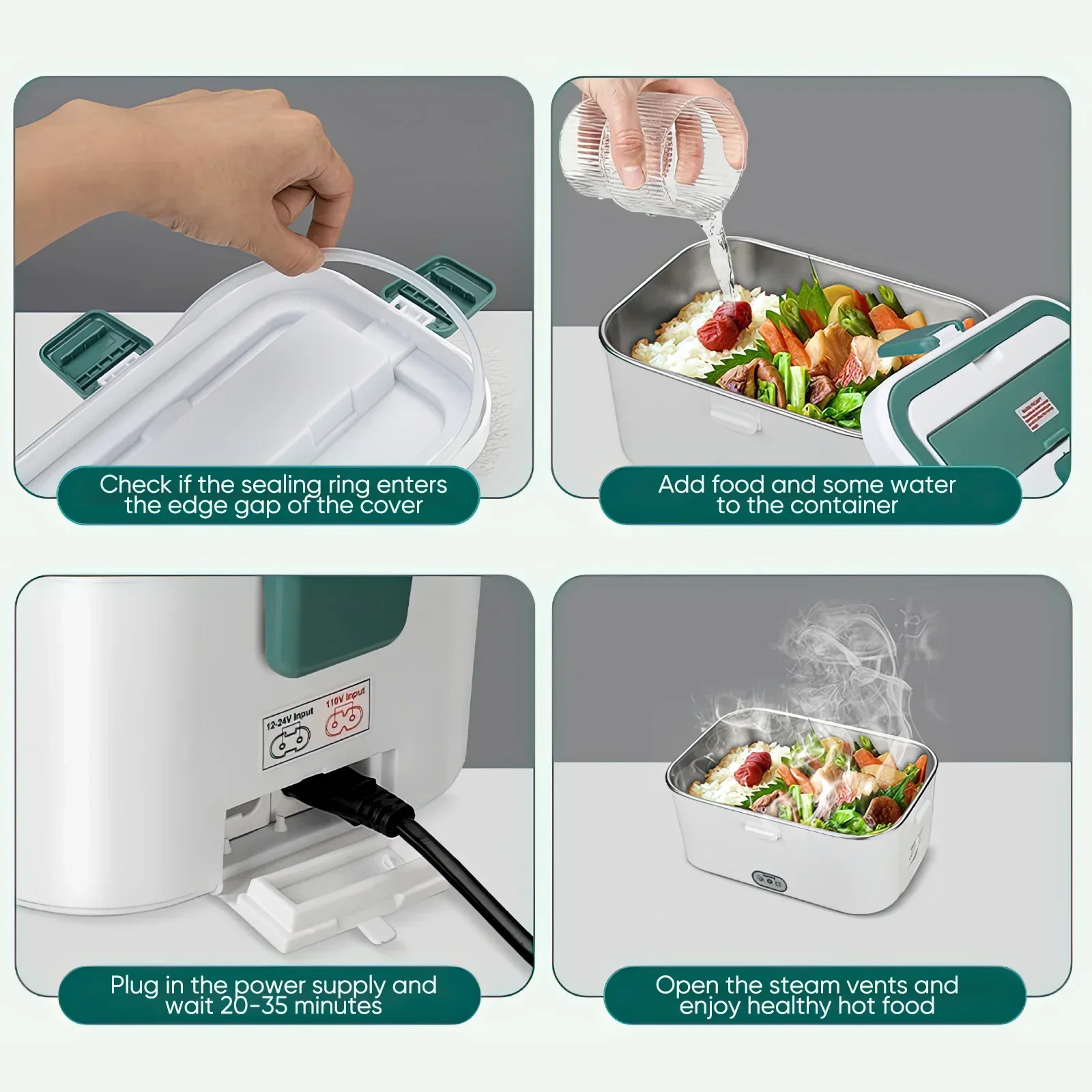 Electric Lunch Box Food Warmer - Food Storage For Camping review and price