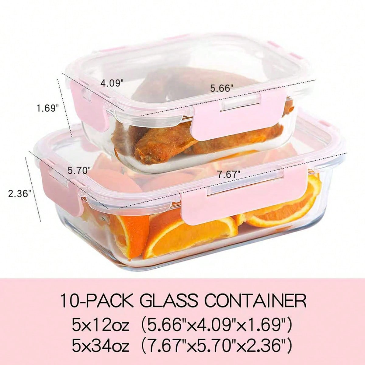 10 Pack Glass Meal Prep Contai - Food Storage Freezer review and price