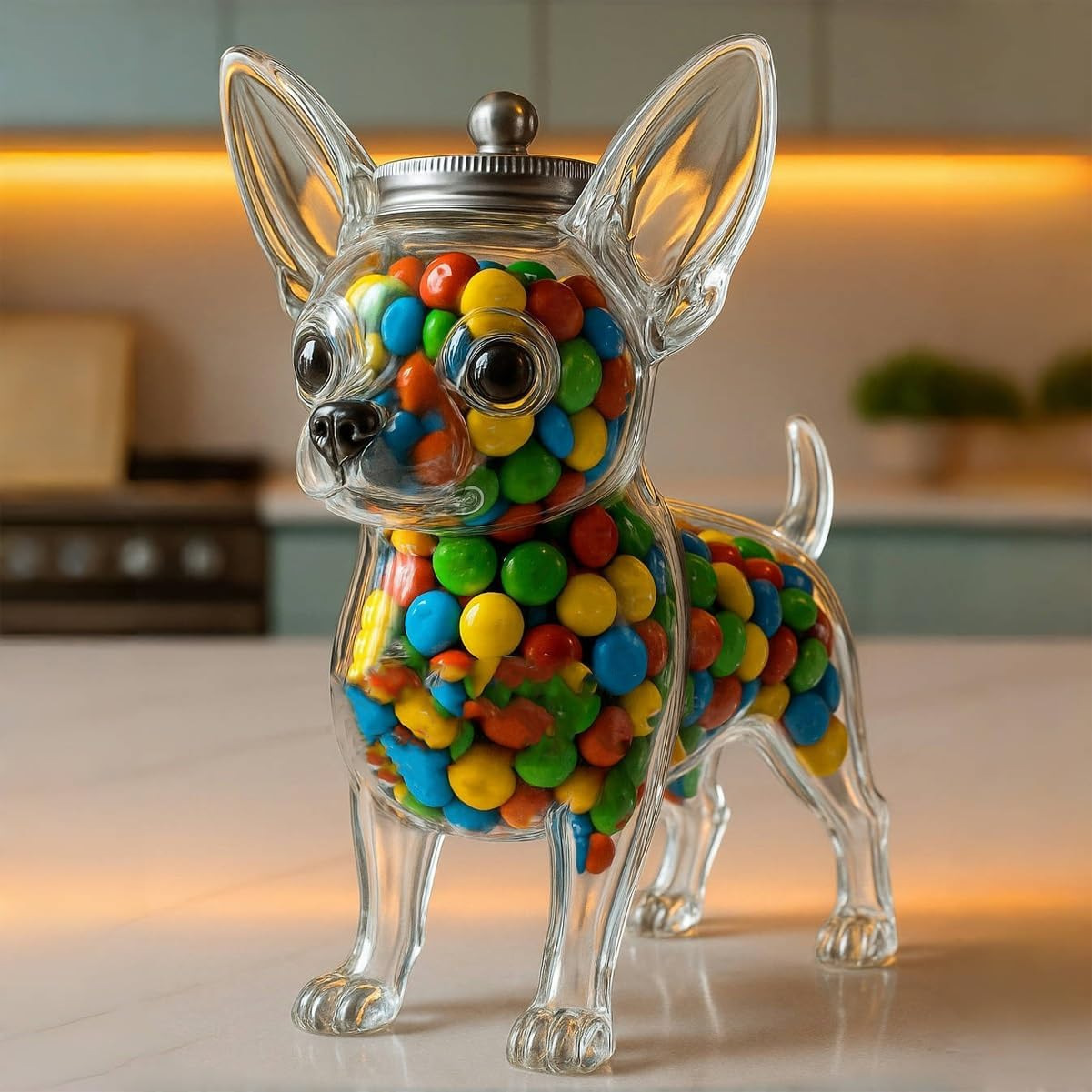 Chihuahua Shaped Container Fre - Food Storage Set Glass review and price