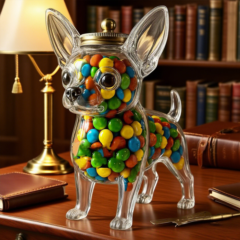 Chihuahua Shaped Container Fre - Food Storage Set Glass review and price