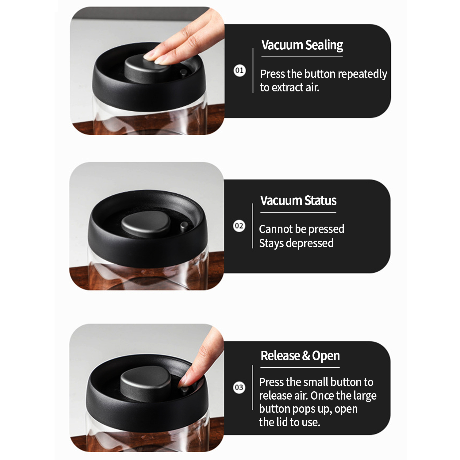 OANKR Vacuum Coffee Canister 5 - Food Storage Vacuum review and price