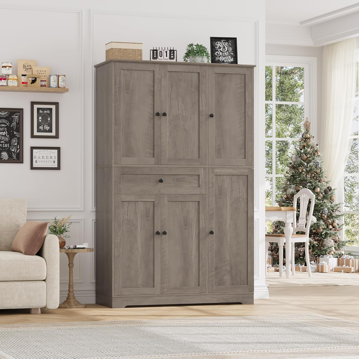 Kitchen Pantry Storage Cabinet - Food Storage Drawers review and price