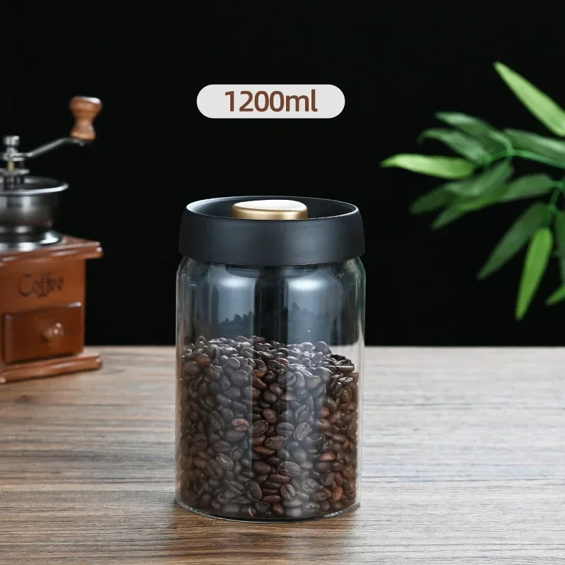 Coffee beans vacuum sealed jar - Food Storage Set Glass review and price