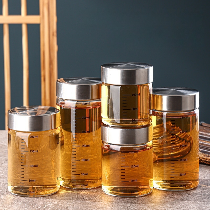 2Pcs 100-500ml Glass Storage C - Food Storage Set Glass review and price