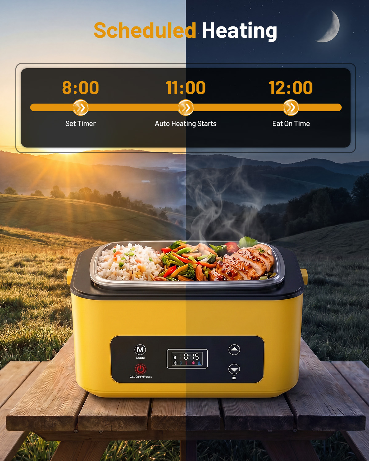 TaskStar Portable Heated Lunch - Food Storage For Camping review and price