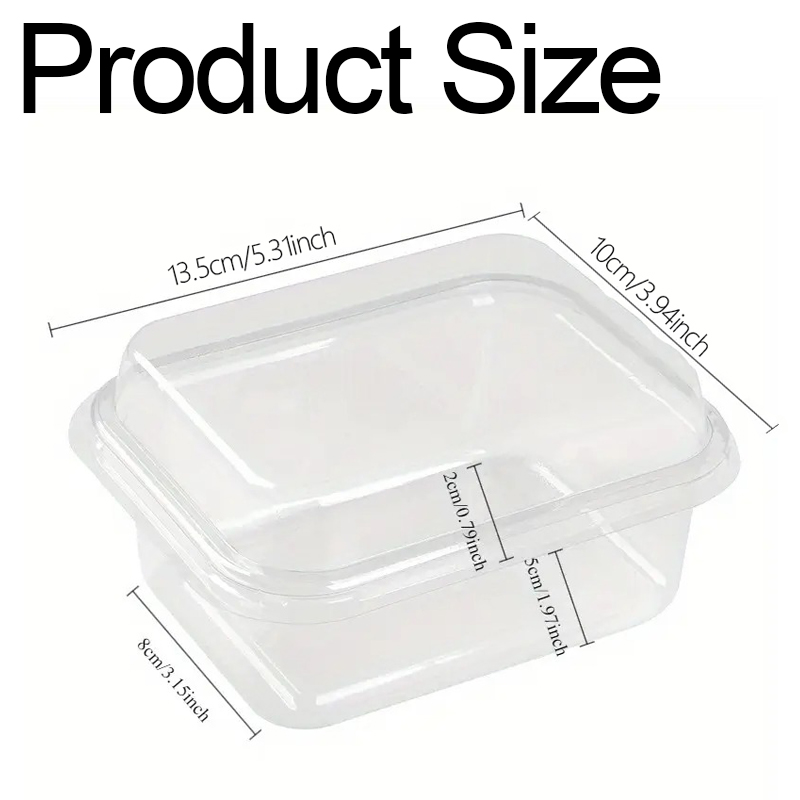 5/10/20PCS Transparent Cake Bo - Xmas Food Storage Containers review and price