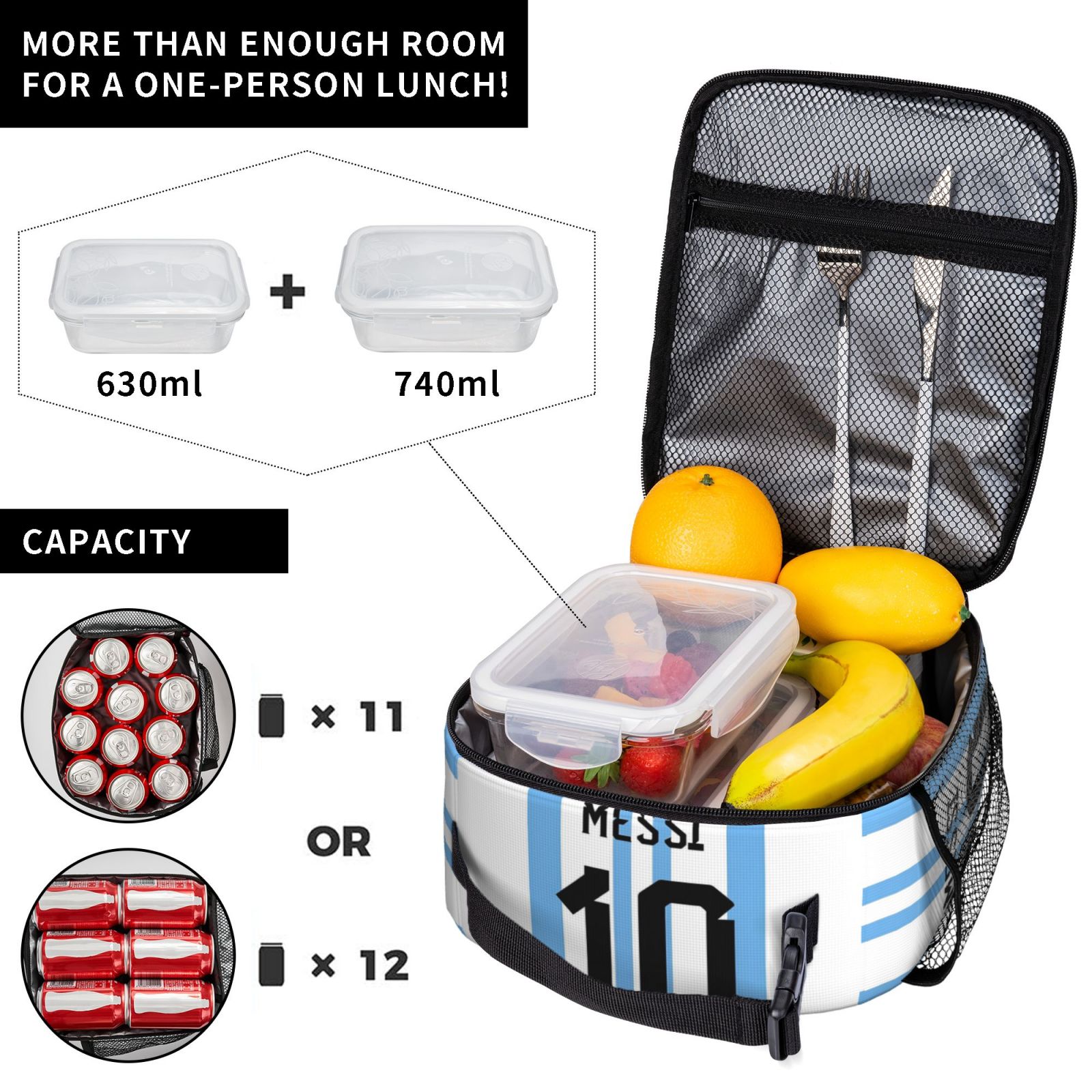 Custom Messis 10 Football Socc - Food Storage Keep Warm review and price