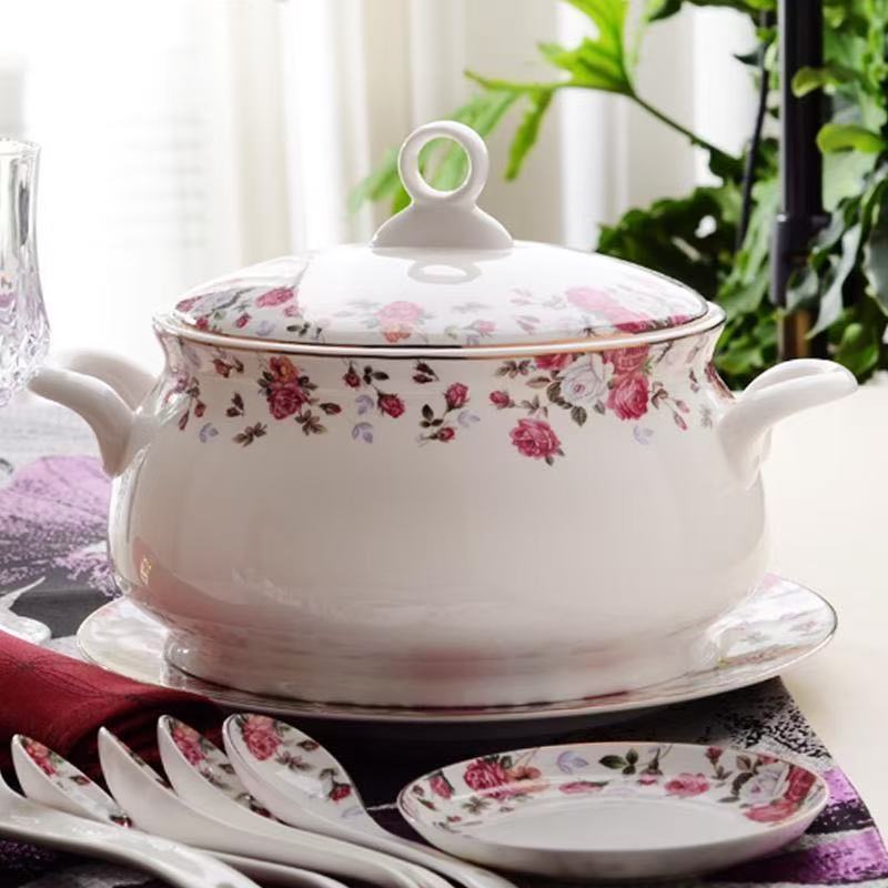9 Inch, Bone China Tureen for  - Food Storage Plants review and price