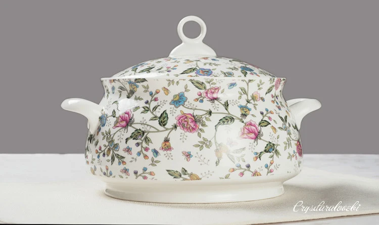 9 Inch, Bone China Tureen for  - Food Storage Plants review and price