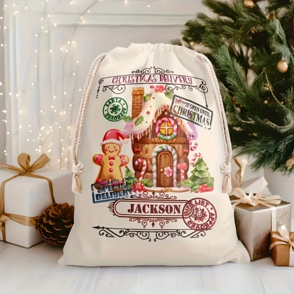 Custom Name Festive Gingerbrea - Zebra Food Storage review and price