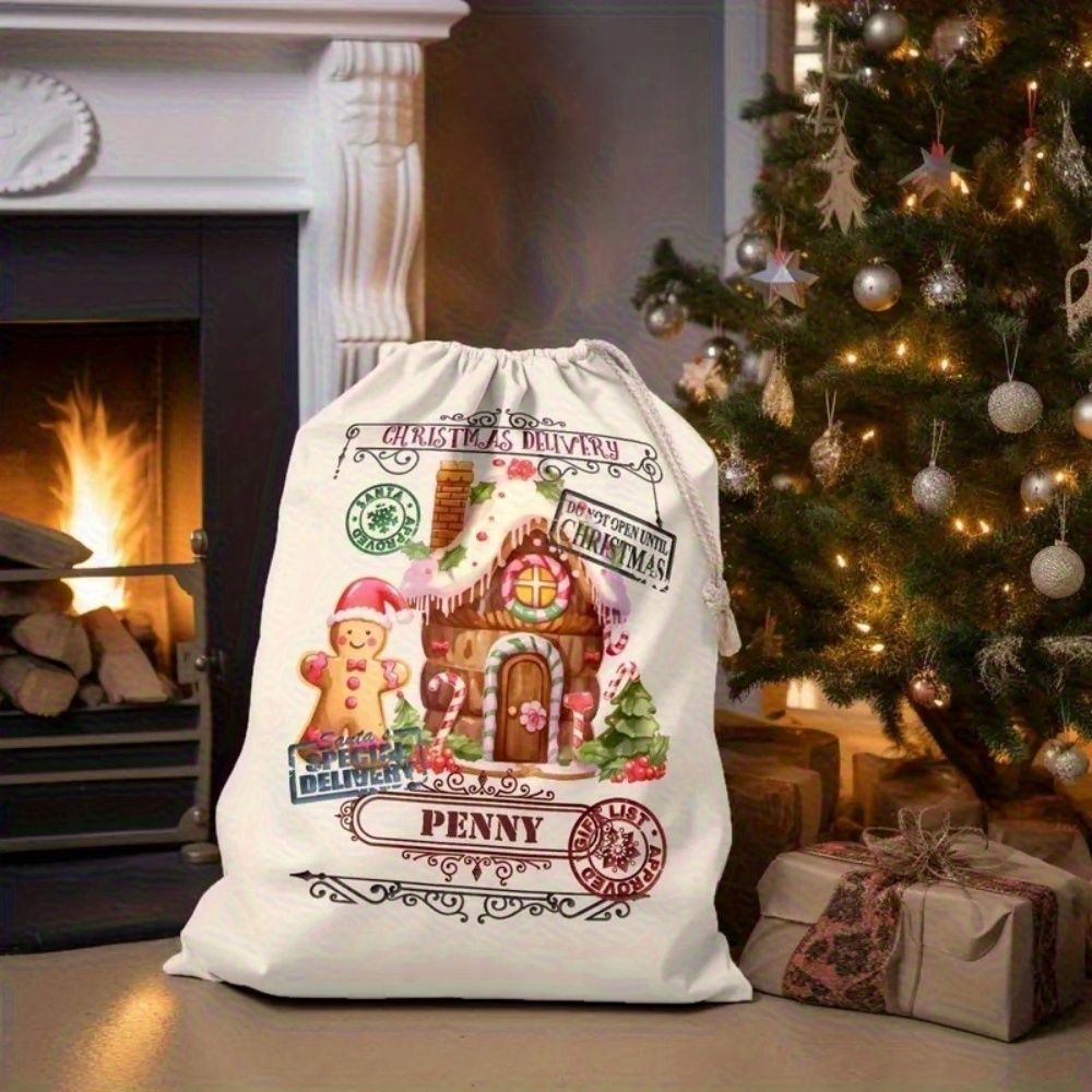 Custom Name Festive Gingerbrea - Zebra Food Storage review and price